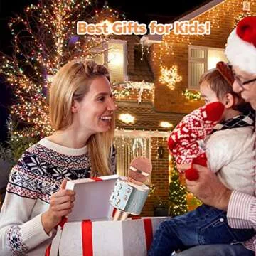 Ankuka Bluetooth Karaoke Microphone - Perfect for Parties