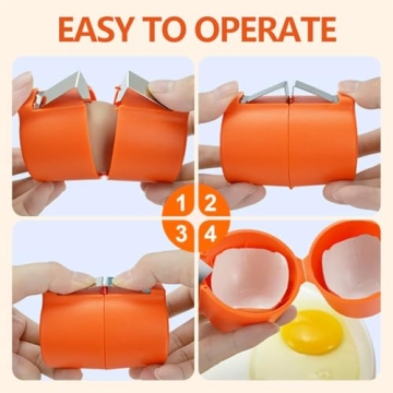 Egg Shell Opener Set for Easy Egg Peeling (2 PCS)