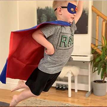 PHIMAS Superhero’s children’s cape, toys for boys and girls aged 3 to 10, Christmas cartoon costumes and party supplies(10-piece girl cloak)