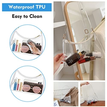 Chic Ginogento Clear Purse for Stadiums and Events