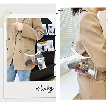 Chic Ginogento Clear Purse for Stadiums and Events