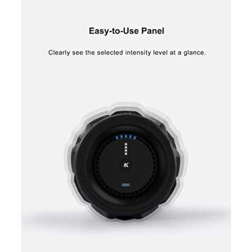 KIGASSENZIO 5-Speed Vibrating Foam Roller