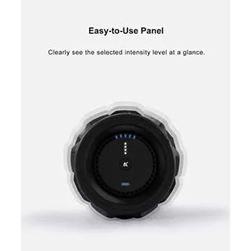 KIGASSENZIO 5-Speed Vibrating Foam Roller