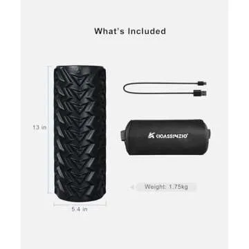 KIGASSENZIO 5-Speed Vibrating Foam Roller