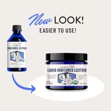 Legendairy Milk Sunflower Lecithin Liquid 12Fl - Breastfeeding Supplements for Clogged Milk Duct Relief & Milk Flow - Phosphatidyl Choline for Lactation Support, 71 Servings