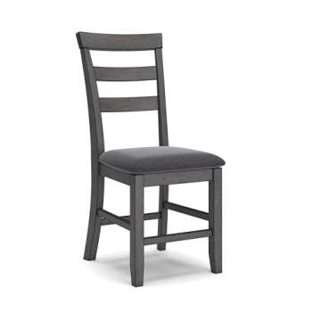 Signature Design by Ashley Bridson Modern 6 Piece Dining Set, Includes Dining Table, 4 Chairs & Bench, Gray