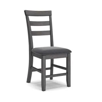 Signature Design by Ashley Bridson Modern 6 Piece Dining Set, Includes Dining Table, 4 Chairs & Bench, Gray