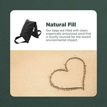 Black - 10 LB Yoga Sandbag Filled Two Handle Design - Made in USA by Bean Products