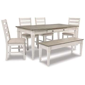 Skempton Farmhouse Dining Table with Storage