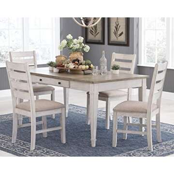 Skempton Farmhouse Dining Table with Storage