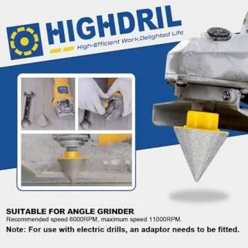 HIGHDRIL Chamfer Bits for Hole Trimming in Tiles