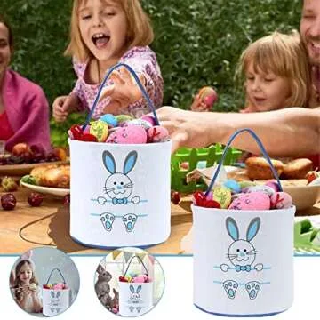 Easter Bunny Basket for Kids - Reusable & Durable Gift