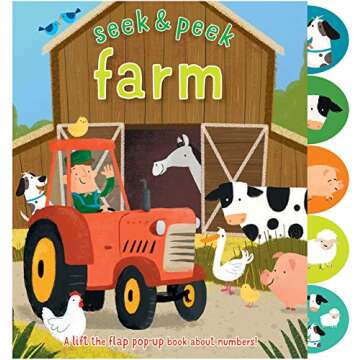 Seek & Peek Farm: A lift the flap pop-up book about numbers! (Seek & Peek Series)