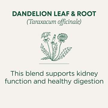 Traditional Medicinals Tea, Organic Dandelion Leaf & Root, Supports Kidney Function & Healthy Digest...