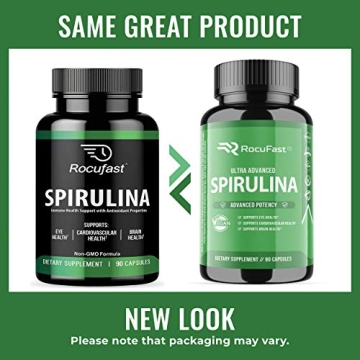 Rocufast Spirulina Capsules for Energy & Immunity