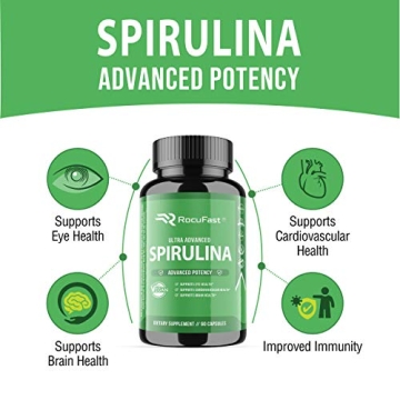 Rocufast Spirulina Capsules for Energy & Immunity