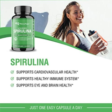 Rocufast Spirulina Capsules for Energy & Immunity