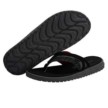 Hey Dude Men's Flinn Sox Total Black Size 8 | Men’s Footwear | Men’s Slip On Sandals | Comfortable & Light-Weight