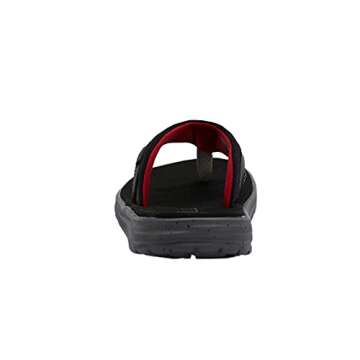 Hey Dude Men's Flinn Sox Total Black Size 8 | Men’s Footwear | Men’s Slip On Sandals | Comfortable & Light-Weight