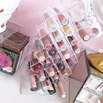 byAlegory Clear Acrylic Lip Gloss Organizer - Chic Storage
