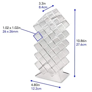 byAlegory Clear Acrylic Lip Gloss Organizer - Chic Storage