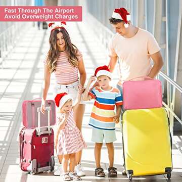 9 Set Packing Cubes for Suitcases, kingdalux Pink Travel Luggage Packing Organizers with Laundry Bag, Compression Storage Shoe Bag, Makeup Bag, Clothing Underwear Bag, for Man & Woman