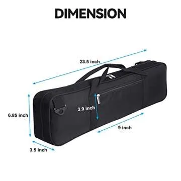 LEAP Chess Bag Only for Chess Sets Convenient Carrying Bag with Four Store Part for Roll-up Chess Board Chess Pieces Chess Clock, as Replacement of Chess Sets Great for Traveling or Camping