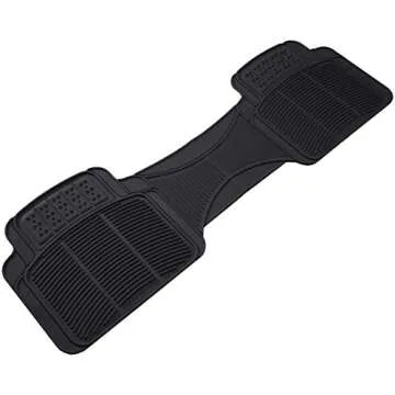 Flexible Rubber Car Floor Mat Set by Amazon Basics