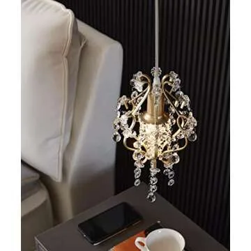 Elegant Plug in Mini Chandelier for Charming Spaces