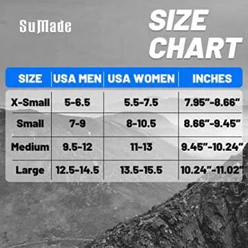 SuMade Waterproof Hiking Socks,Womens Mens Rainy Day Water Resistant Athletic Lightweight Breathable...
