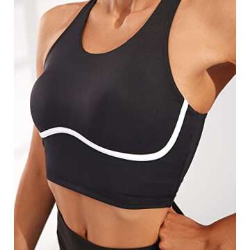 Move With You High Neck Longline Sports Bra for Women