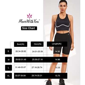 Move With You High Neck Longline Sports Bra for Women