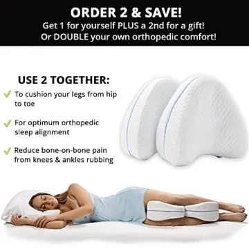 Contour Legacy Leg Pillow for Sciatica Relief and Comfort