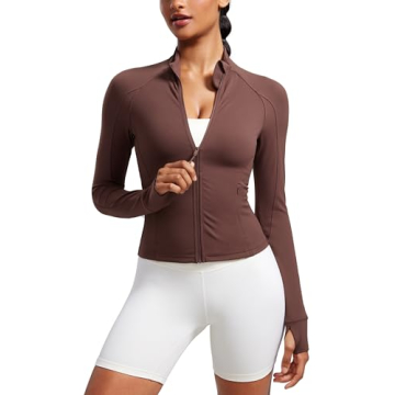 CRZ YOGA Women's Butterluxe Zip-Up Jacket - Comfort Meets Style