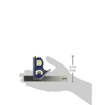 IRWIN Tools Combination Square, Metal-Body, 6-Inch (1794468), Blue