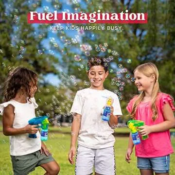 JOYIN 3 Bubble Guns Kit for Kids - Fun Party Favors