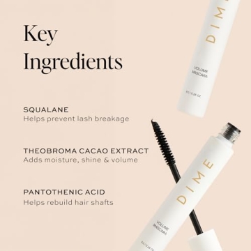 DIME Beauty Volume Mascara - Clean, Smudge-Proof Formula
