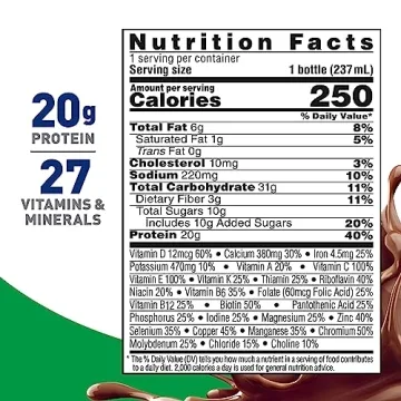 BOOST High Protein Drink, Rich Chocolate, 24 Pack