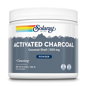 Solaray Activated Coconut Charcoal Powder 500 mg | Healthy Inner Cleansing & Digestive Tract Support...