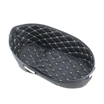 PRO-KODASKIN Motorcycle PU Rear Cargo Trunk Liner Pad Scooter Sitting Bucket Lining Mat for Vespa GT...