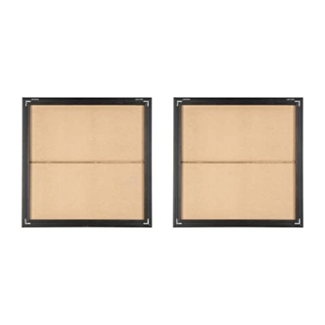 Artistic Split Canvas Abstract Artwork Set in Black and Gold