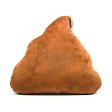 YINGGG 32cm Cute Poop Plush Pillow - Unique Gift for All Ages