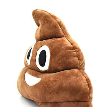 YINGGG 32cm Cute Poop Plush Pillow - Unique Gift for All Ages