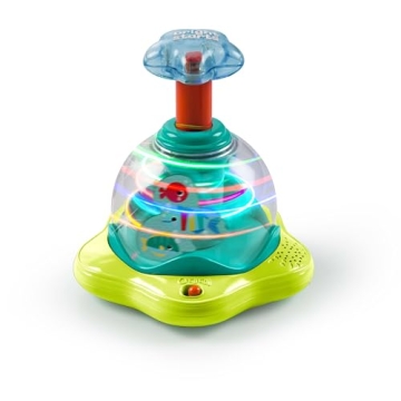 Bright Starts Press & Glow Spinner Musical Toy for Infants