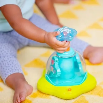 Bright Starts Press & Glow Spinner Musical Toy for Infants