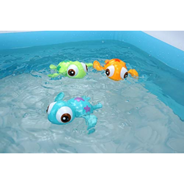 DUCKBOXX Swimming Sea Turtles Interactive Bath Toy for Kids 18M+