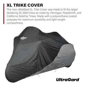 UltraGard 4-466BC X-Large Trike Cover for Trike Protection and Storage Solutions