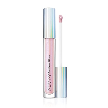 Almay Lip Gloss, Non-Sticky Lip Makeup with Holographic Glitter Finish - 200 Angelic, 0.9 Oz