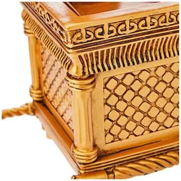 Design Toscano Ark of The Covenant Religious Statue, 11 Inch, Gold