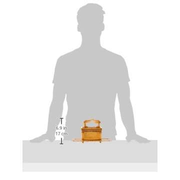 Design Toscano Ark of The Covenant Religious Statue, 11 Inch, Gold